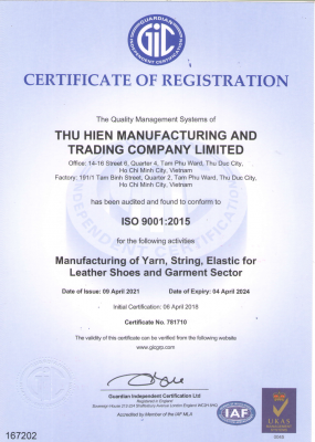 CHỨNG CHỈ ISO NĂM 2021